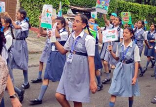 Students of Sant Ishar Singh Public School